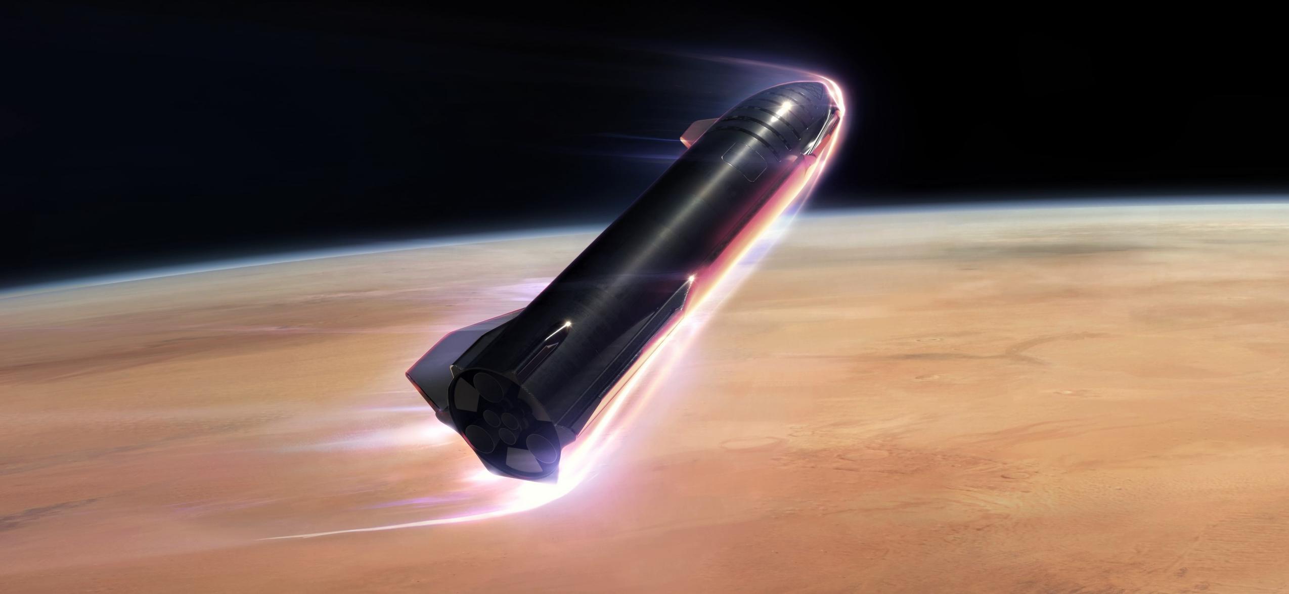 Starship 2019 Mars reentry render (SpaceX) 1 crop 3 (c)
