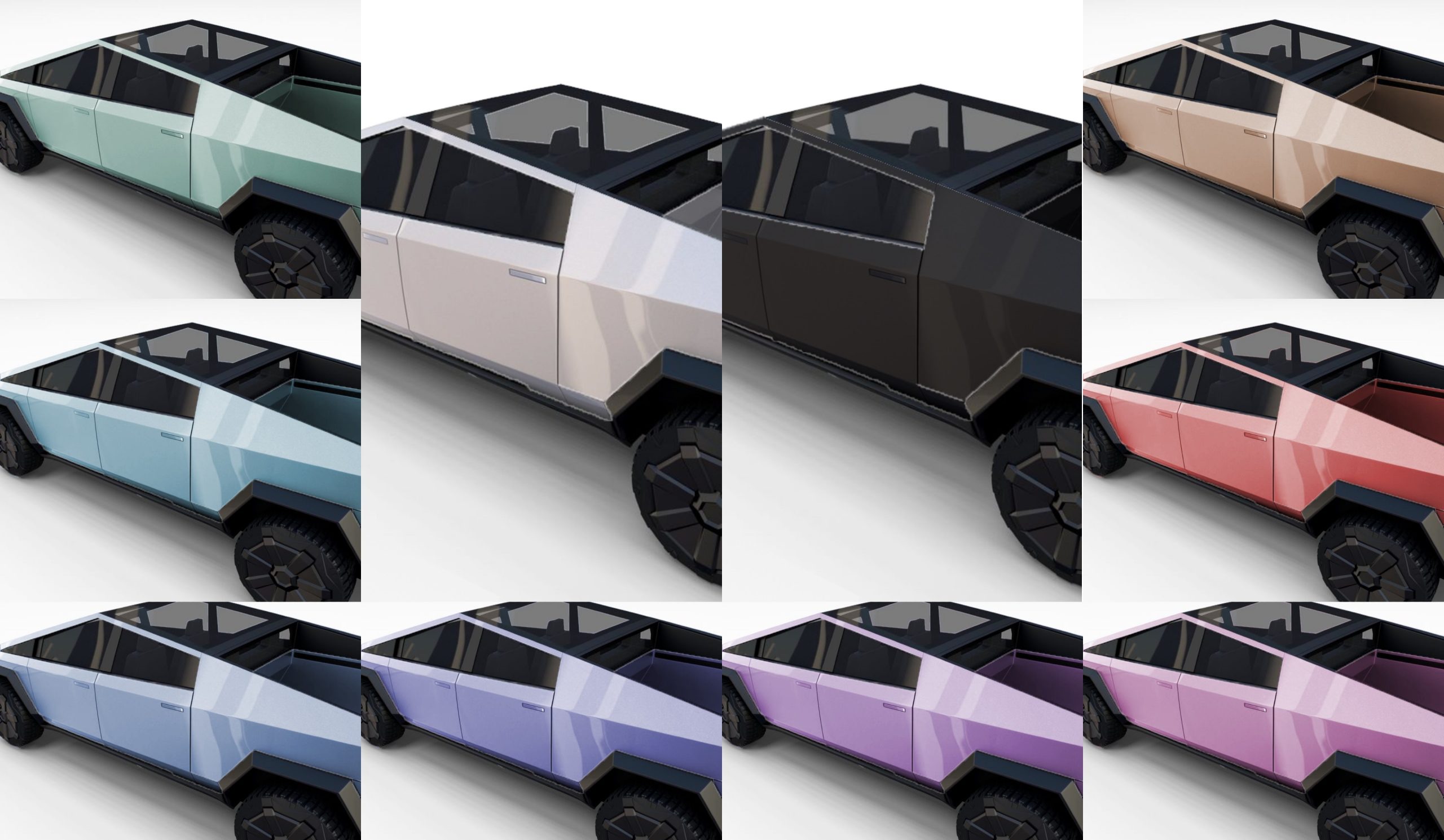 cybertruck-colors - TESLARATI