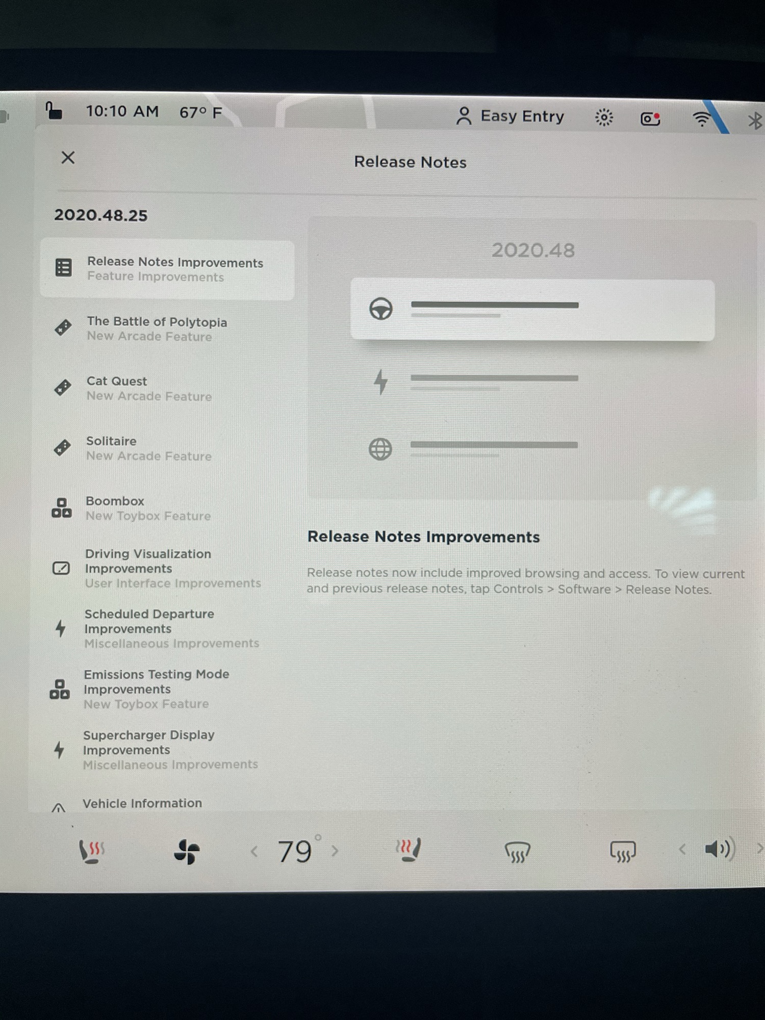 2020 Tesla Holiday Update - Release Notes (Credit: Reddit/JCannonTech)