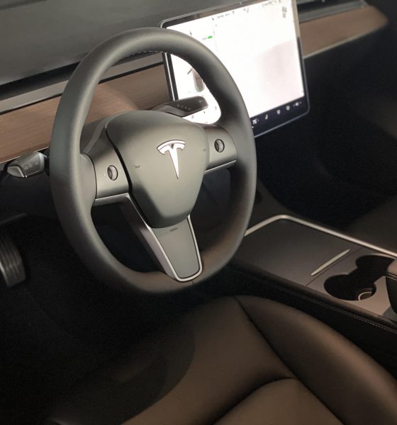 tesla model 3 interior