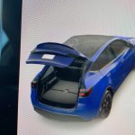 Tesla Model Y 7-Seat Folded 3rd Row Rear Seats (Photo: Teslarati)