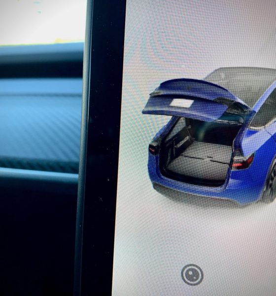 Tesla Model Y 7-Seat Folded 3rd Row Rear Seats (Photo: Teslarati)