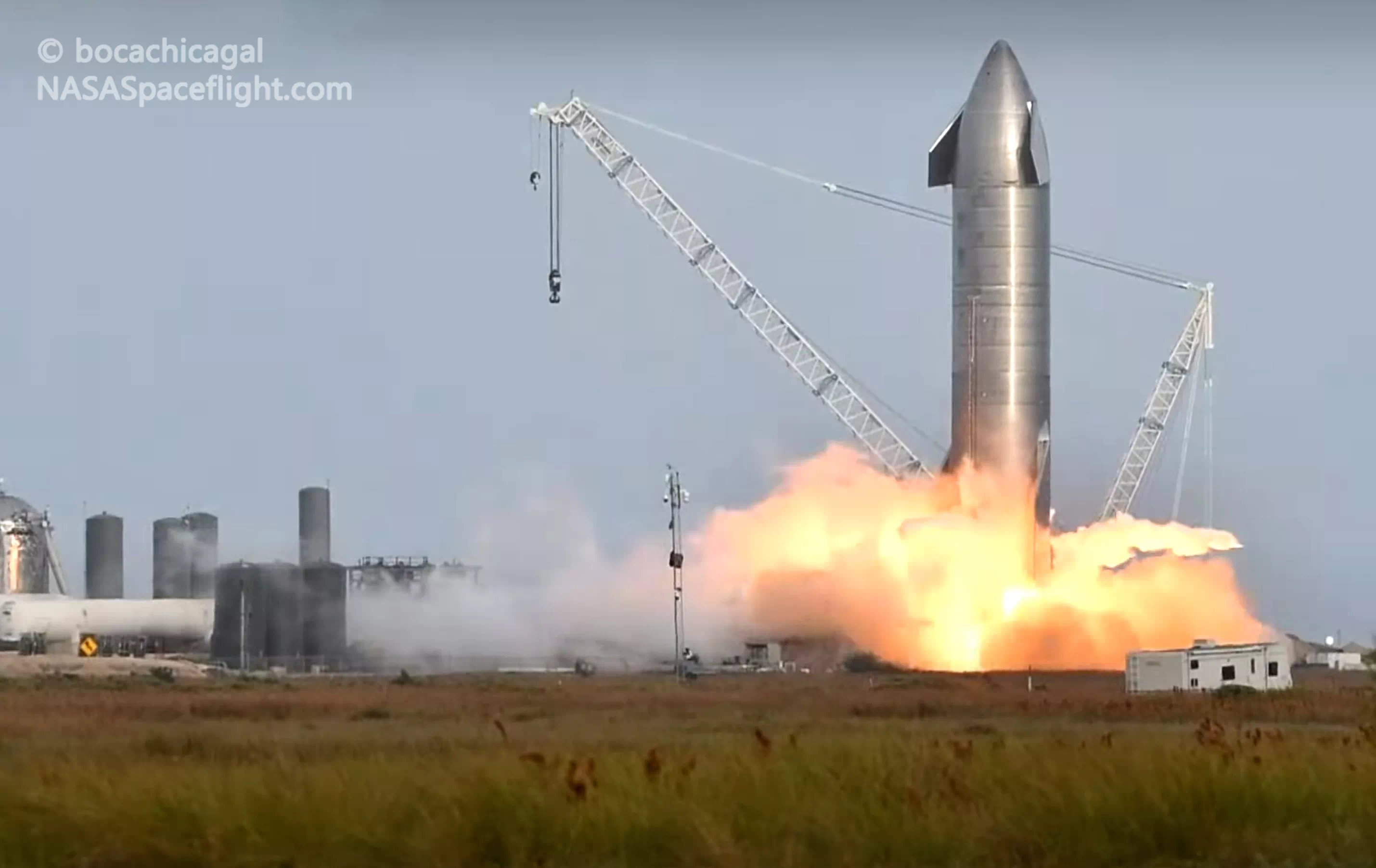 SpaceX schedules second Starship static fire after first test ends  prematurely