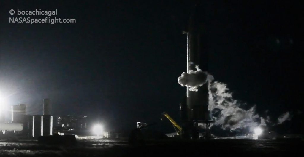 SpaceX stops third attempt to light static fire from Starship minutes before