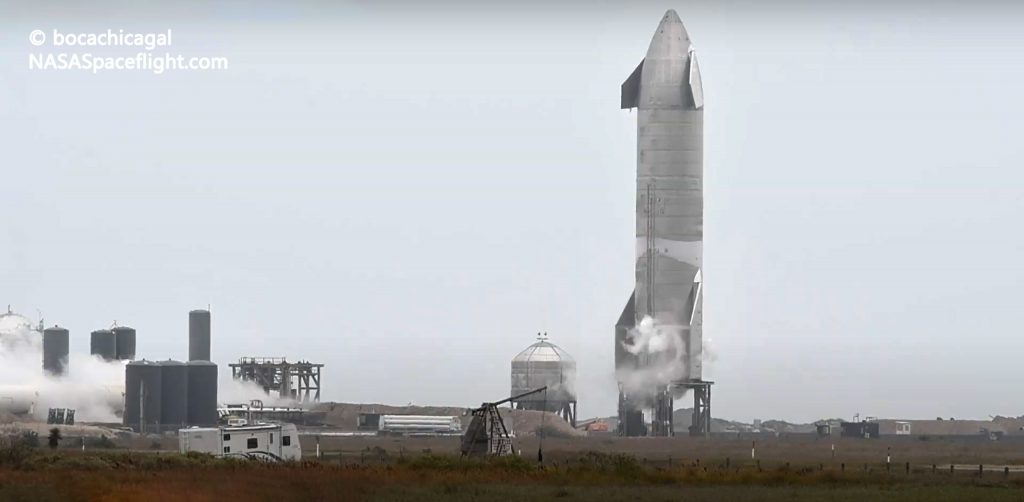 SpaceX stops several static fire attempts from Starship and rolls the test tank to the road