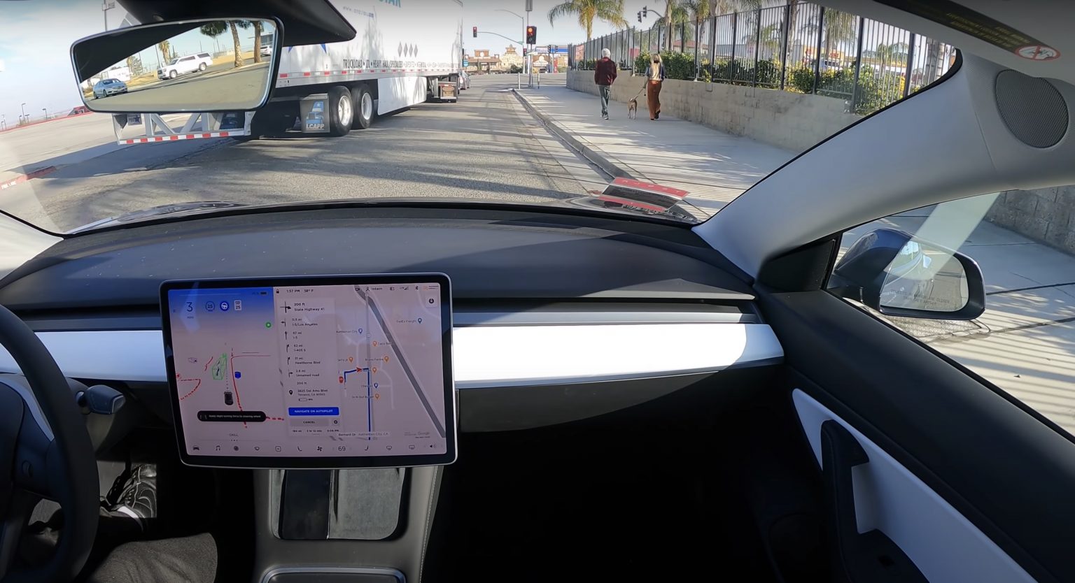 Tesla FSD Beta takes driver from SF to LA with no human intervention