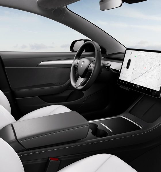 tesla model 3 interior