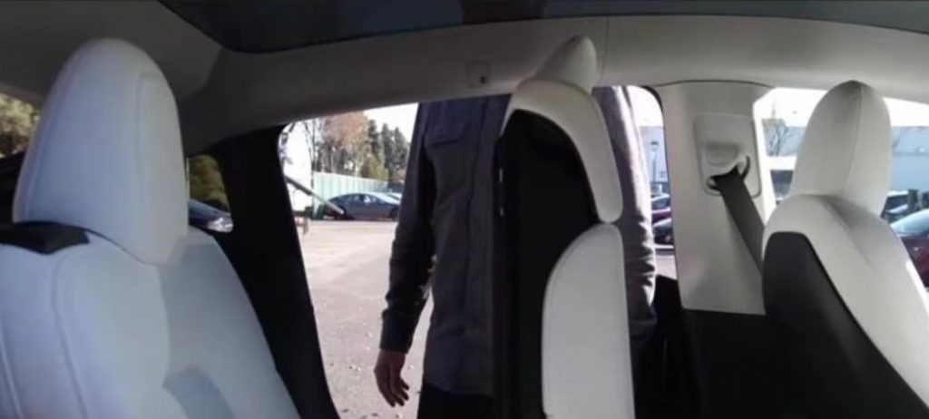 First look at Tesla Model Y seven seat configuration with third
