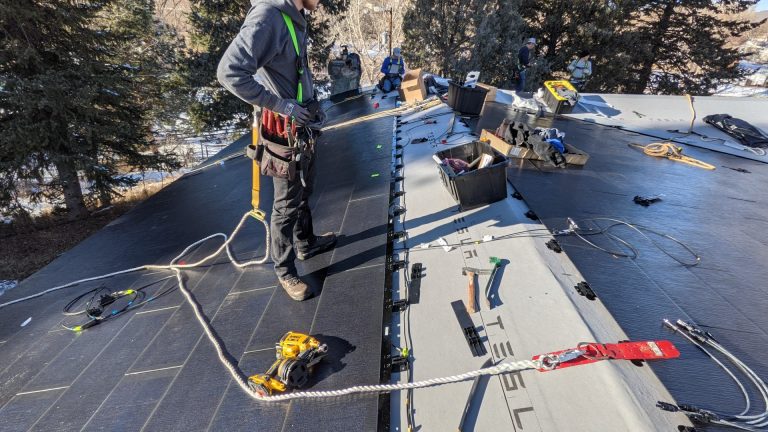 Tesla Solar Roof 12kW installation completed in one day