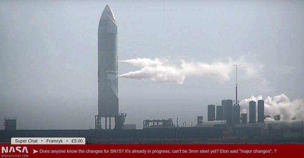 Il prototipo di SpaceX Starship diventa tiepido per un tentativo di lancio all’inizio di questa settimana