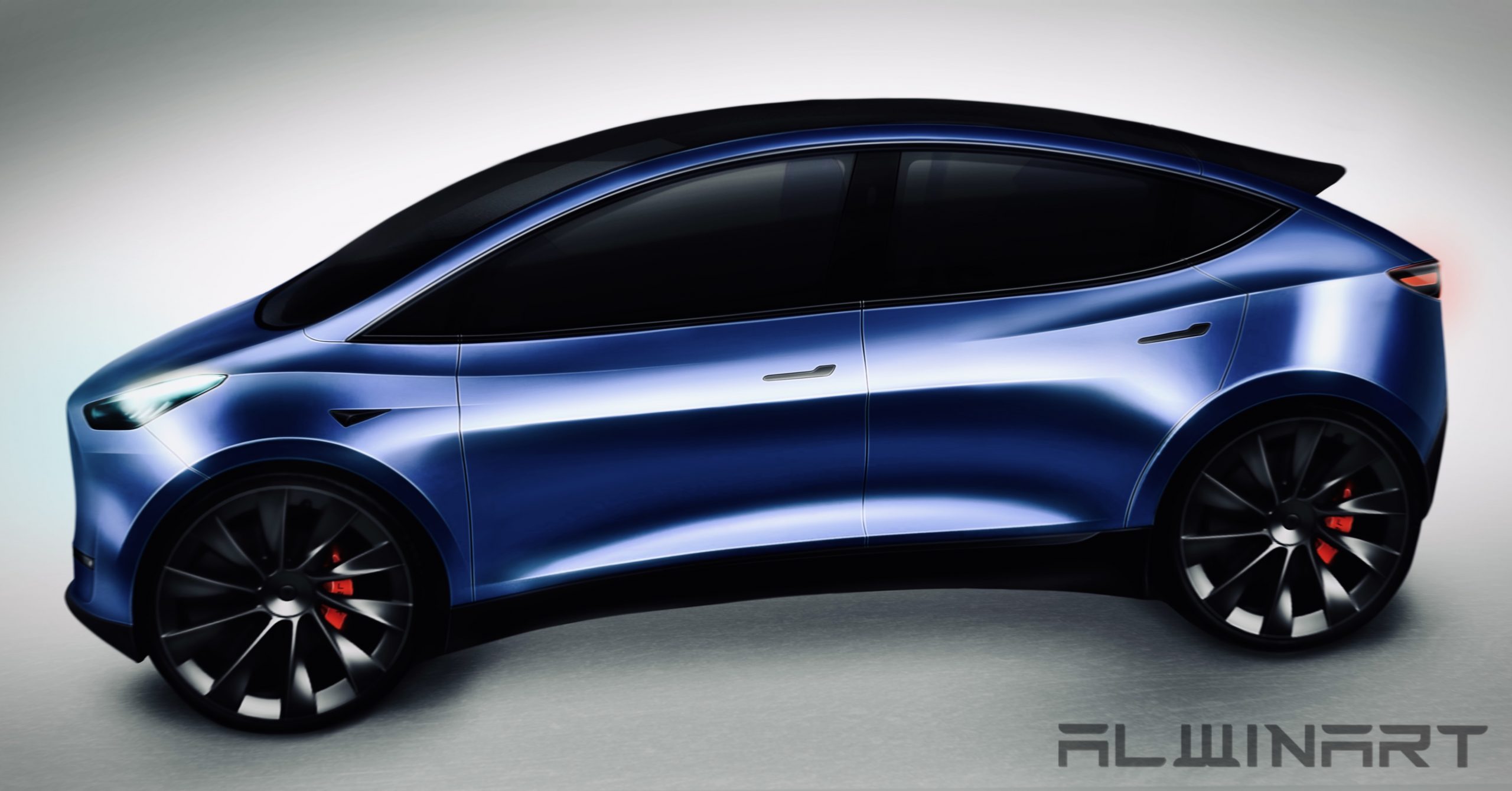 Tesla Model 2 Rumored Cheaper Hatchback Model Rendering