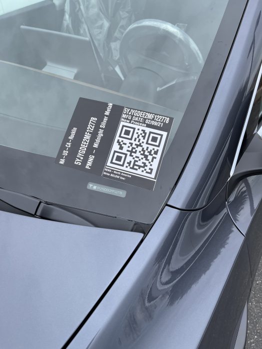 Tesla model y discount 2021 refresh