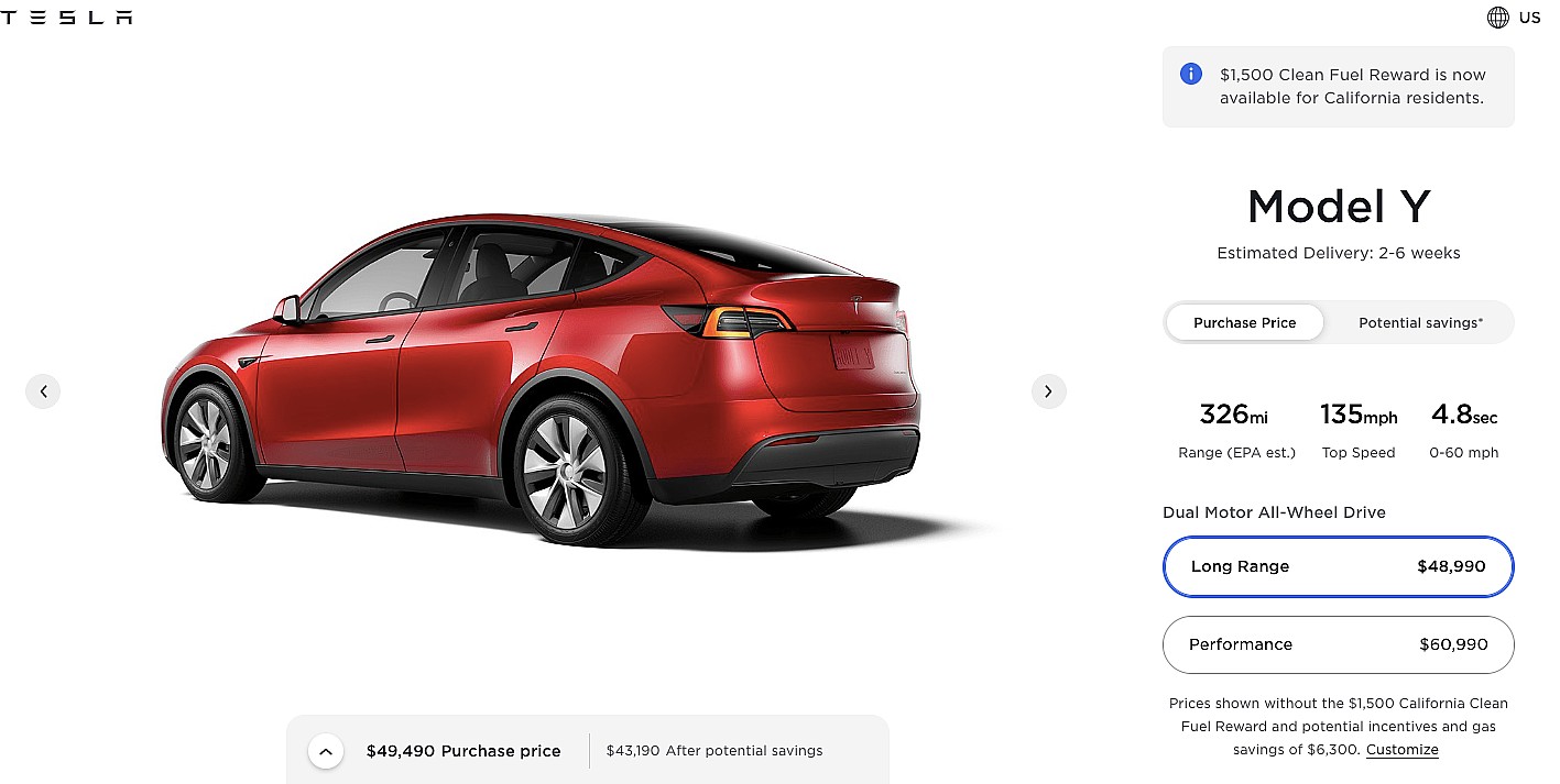 Tesla Model 3 and Model Y Prices Rise Again; Each Up $1,000