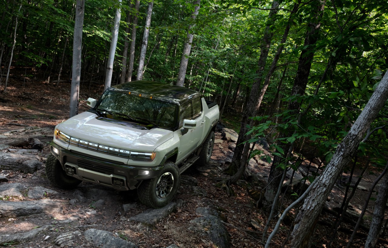 The 2022 GMC HUMMER EV is designed to be an off-road beast, with