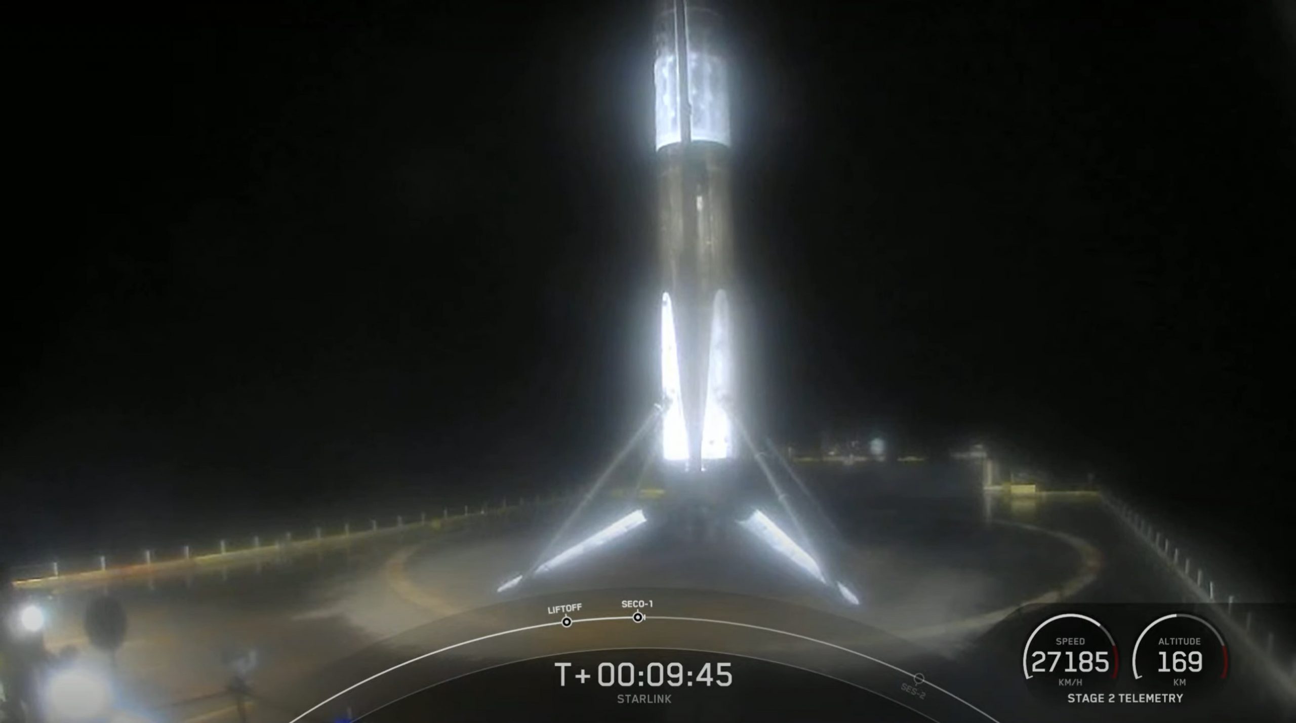 Starlink-22 Falcon 9 B1060 LC-40 032421 webcast (SpaceX) 7