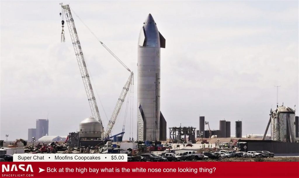 SpaceX rolls Starship to the starting point five days after the last flight test