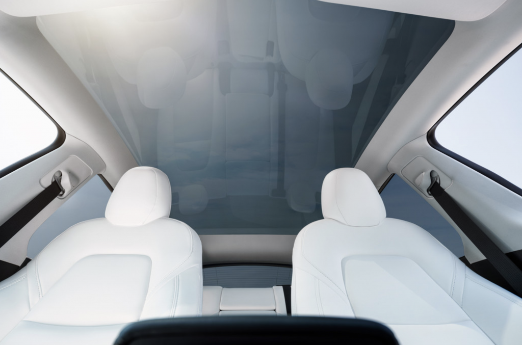 Teslamodelyglassroof TESLARATI