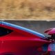 Tesla Model S Plaid rear wing spotted track testing at Laguna Seca Raceway (May 14 2021, Credit: The Kilowatts)