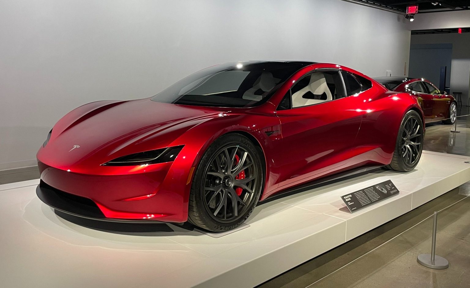 Tesla Roadster SpaceX Package's shocking 060 mph time teased in museum
