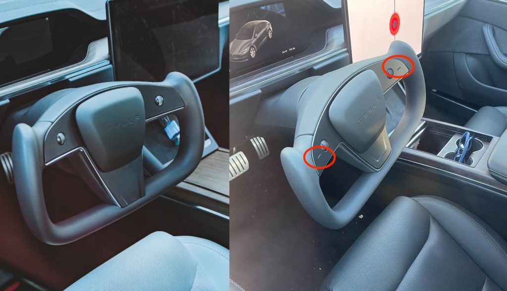 Tesla model s plaid cheap yoke