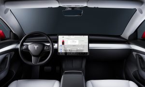 tesla model 3 interior