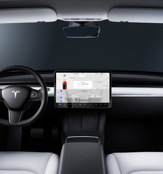 tesla model 3 interior