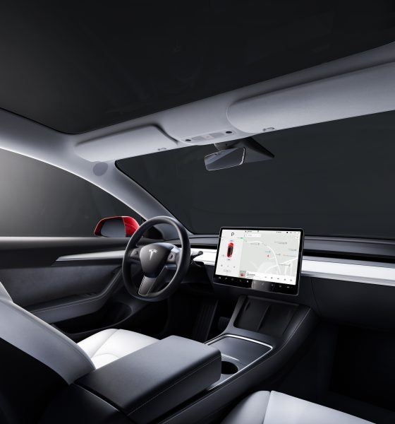 tesla model 3 interior