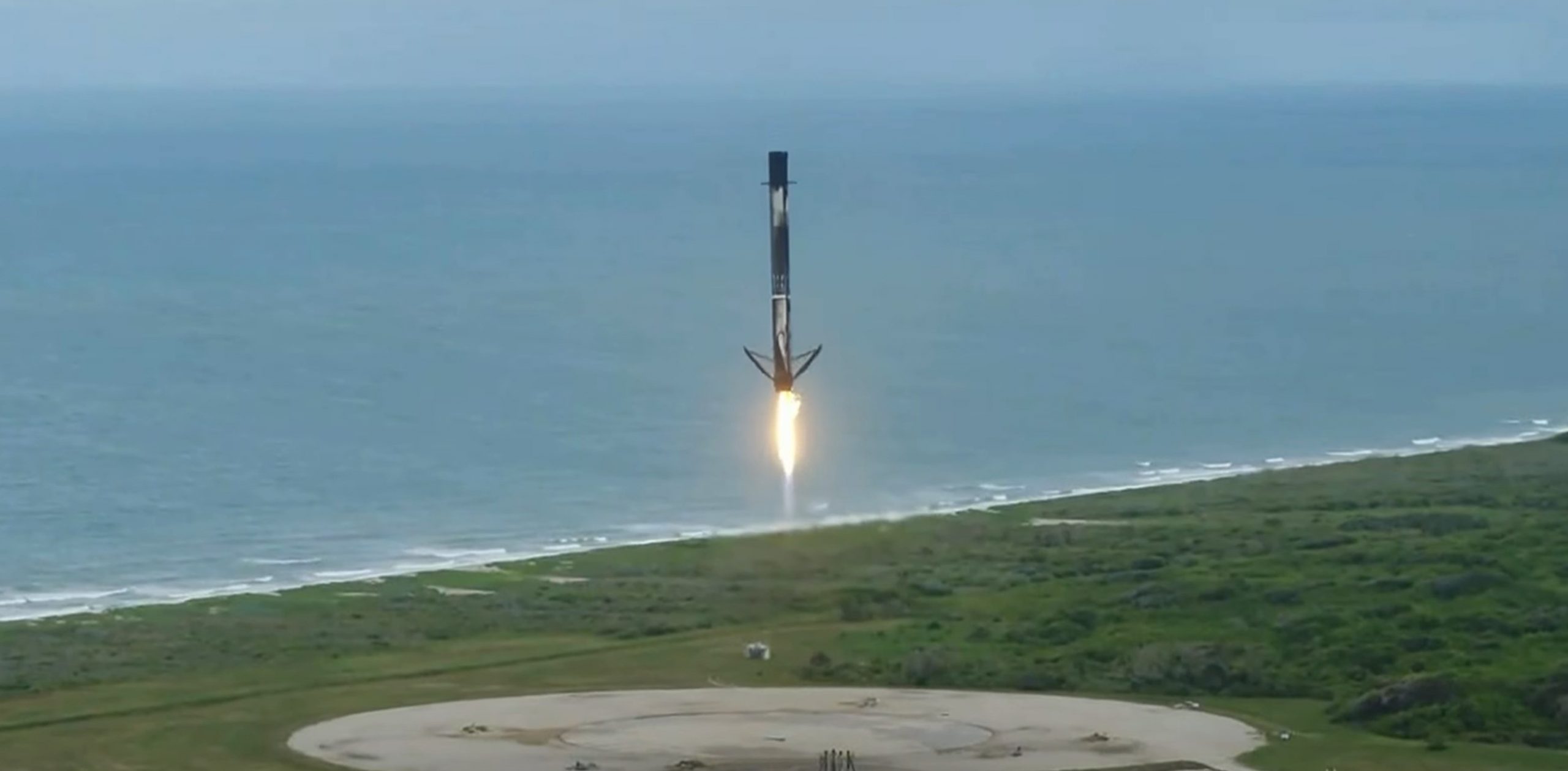 Transporter-2 Falcon 9 B1060 063021 webcast (SpaceX) landing 4 crop