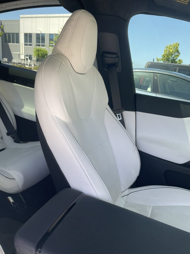 Tesla Model X Plaid interior first look shows sizable rear screen cool 
