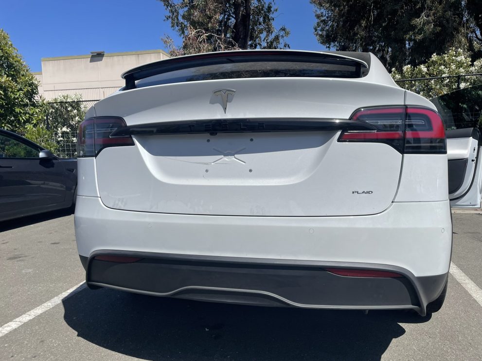 Tesla Model X Plaid interior first look shows sizable screen, cool third row toys