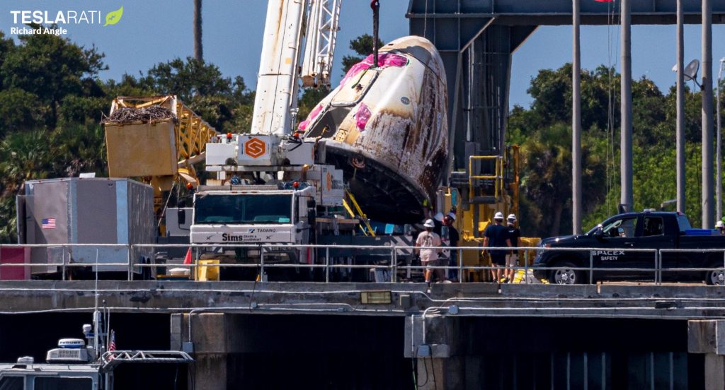 SpaceX sta richiamando il suo secondo veicolo spaziale Cargo Dragon aggiornato per un futuro riutilizzo