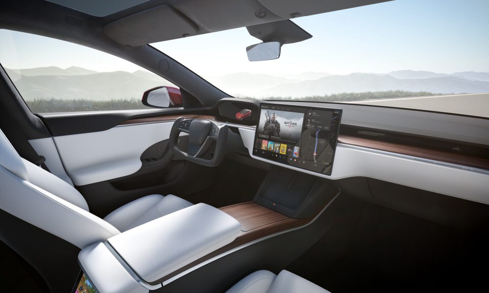 tesla model s interior