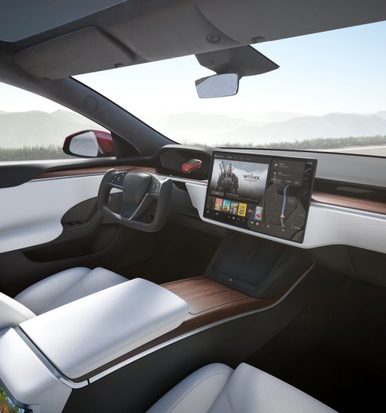 tesla model s interior