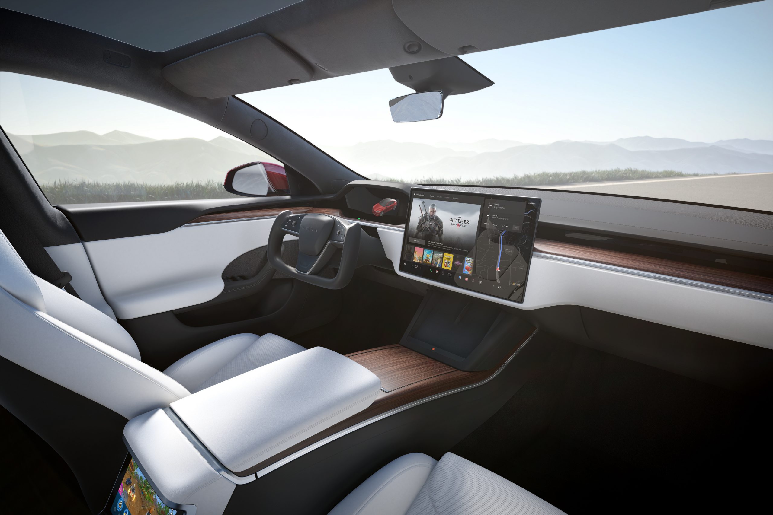 tesla model s interior