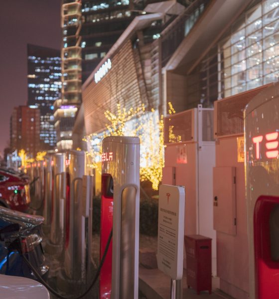 tesla superchargers china