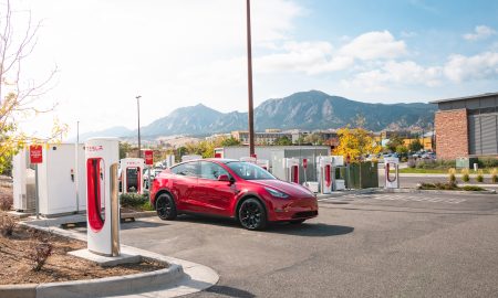 tesla supercharging