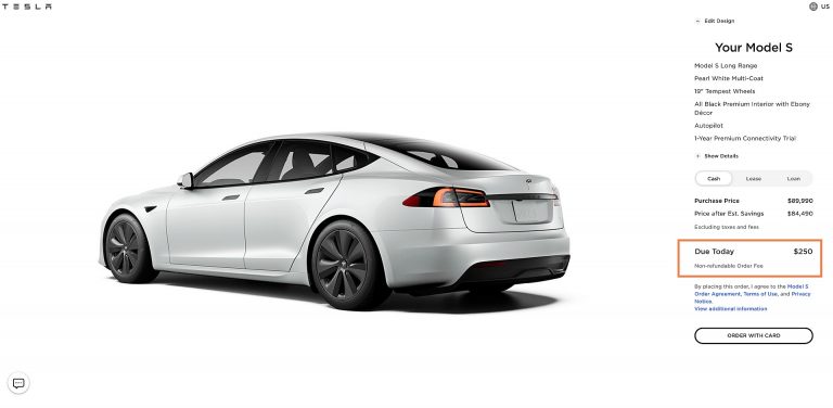 Tesla quietly ups vehicle deposit price from $100 to $250 ...