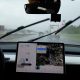 tesla in rain autopilot