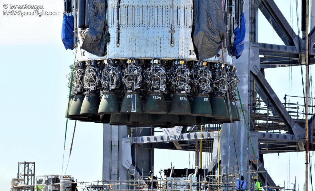 SpaceX moves Super Heavy booster to make room for Mechazilla arm installation Auto Recent