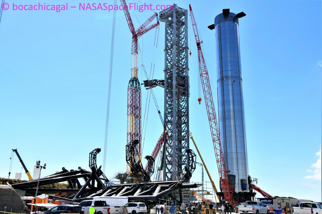 Starbase 092621 NASASpaceflight bocachicagal B4 orbital pad catch arms 1 c 1024x682 - Auto Recent