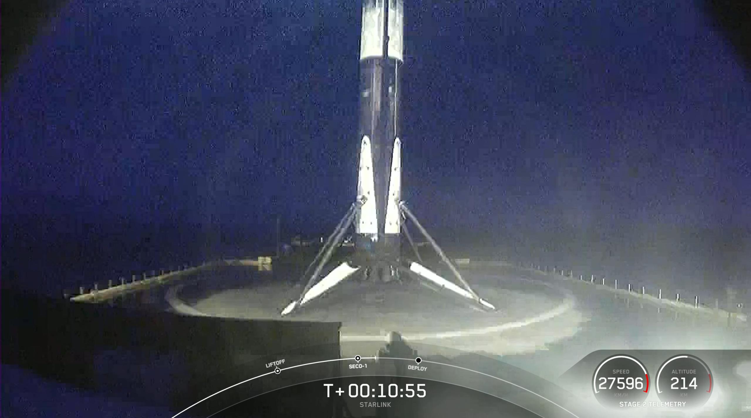 Starlink 2-1 V1.5 F9 B1049 091321 webcast (SpaceX) OCISLY landing 2 (c)