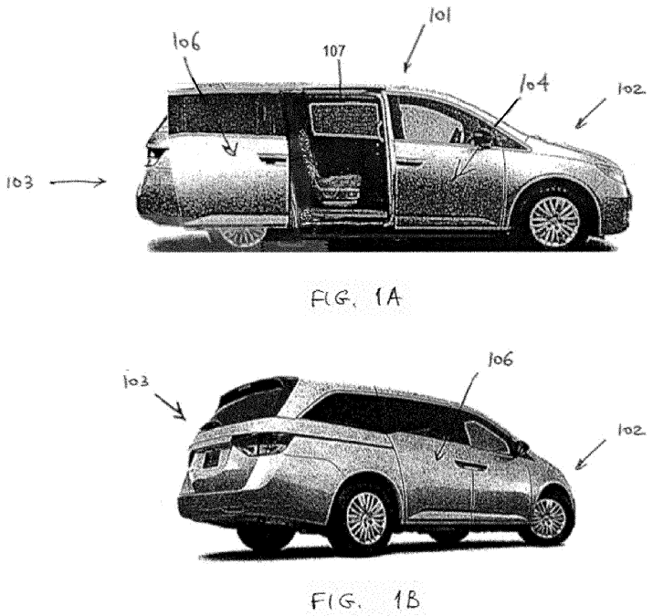 photo of Rivian develops a sliding door patent, hinting toward a minivan image