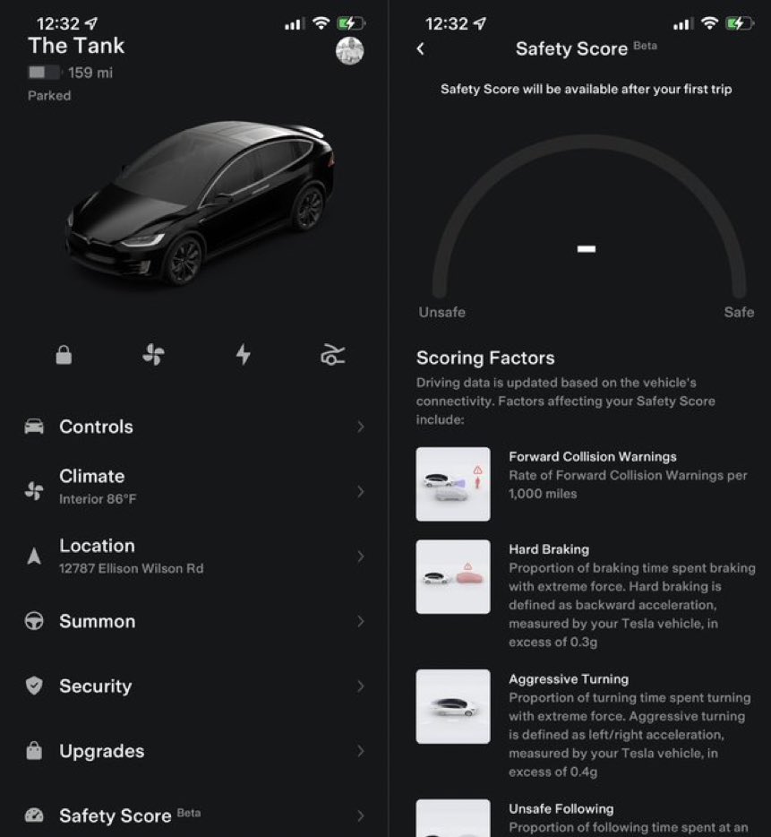 Tesla introduces Safety Score (Beta) system that incentivizes safe driving