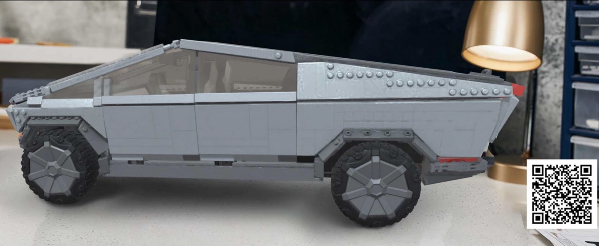 mattel cybertruck 1 10