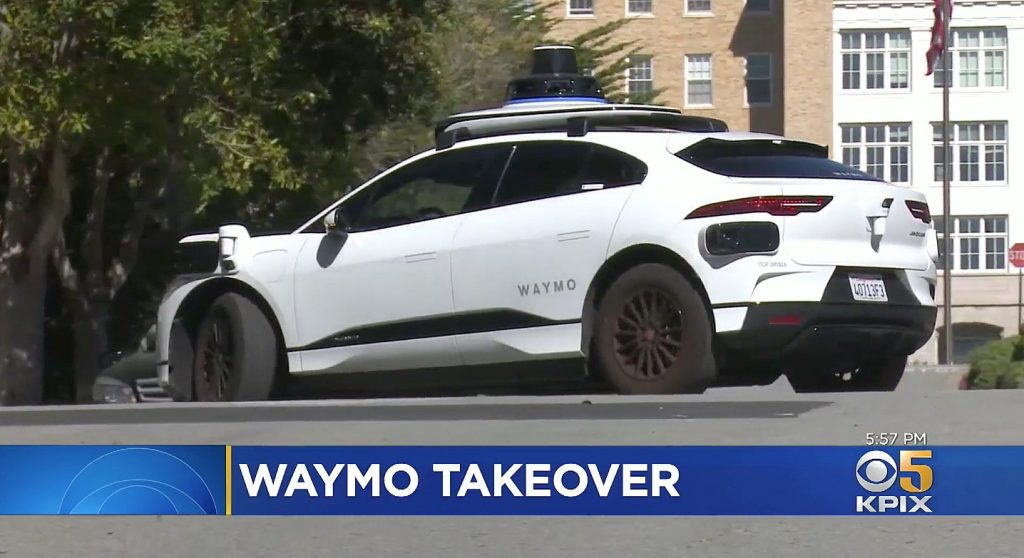 Waymo’s self-driving cars invade San Francisco street in most bizarre ...