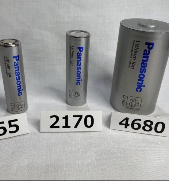 tesla panasonic batteries