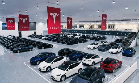 tesla china delivery center
