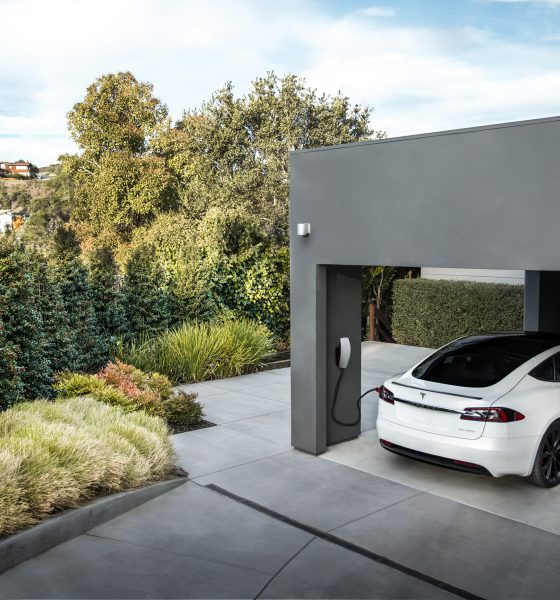 tesla home charging