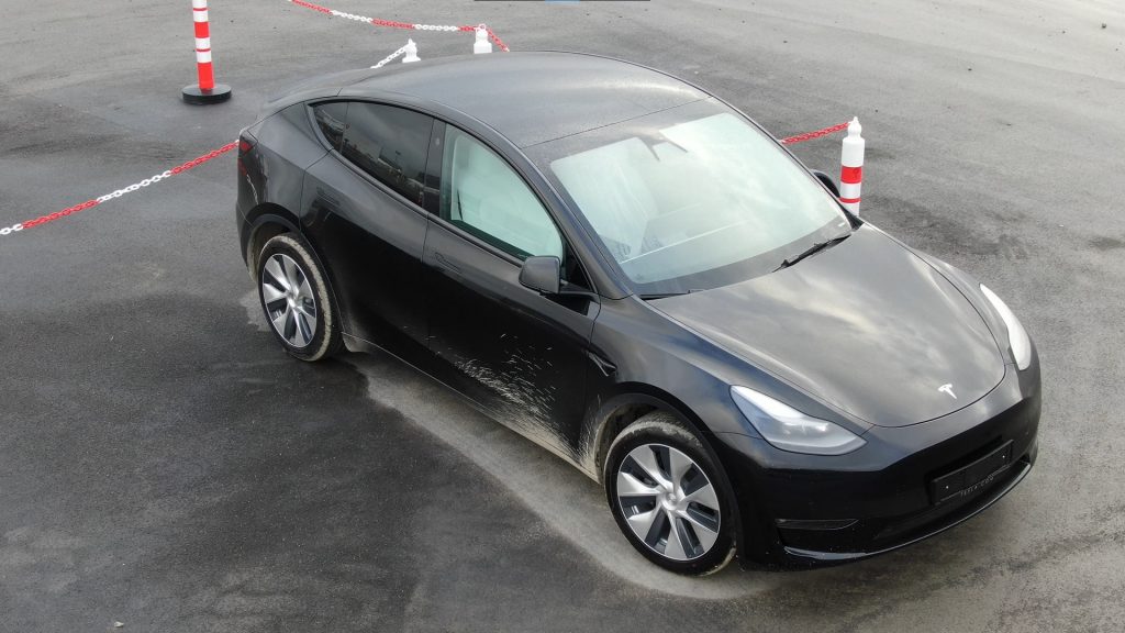 Tesla Model Y pre-production unit possibly spotted at Giga Berlin