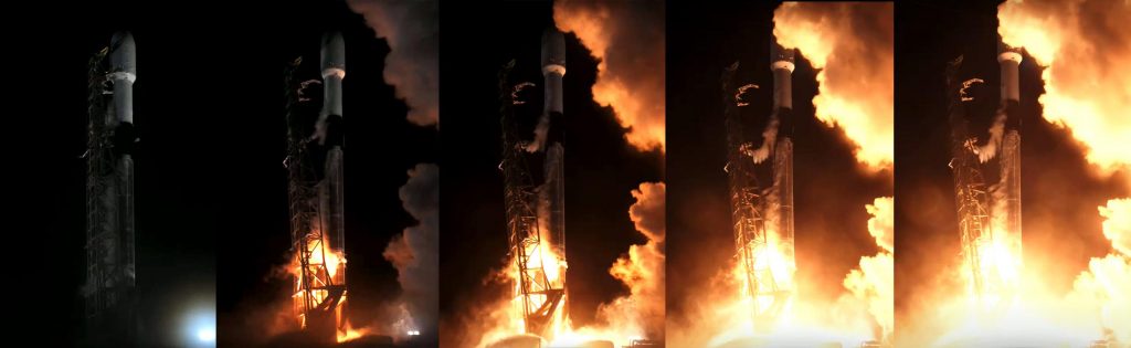 Declaración de lanzamiento en caja de SpaceX 2022 lista para explotar en 2021 fuera del agua
